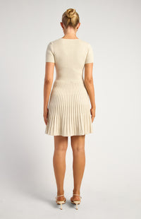 Carmello Knit Mini Dress - Bone