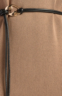 Annie Knit Midi Dress - Latte