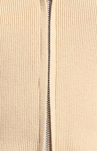 Kadie Jacket & Pants Knit Set - Almond