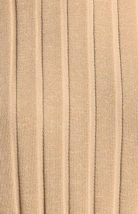 Uma Sleeveless Top & Pants Knit Set - Beige