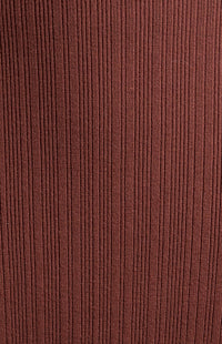 Joslin Button-Up Knit Dress - Cocoa