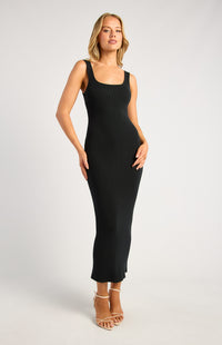 Filip Two-Way Knit Dress - Black