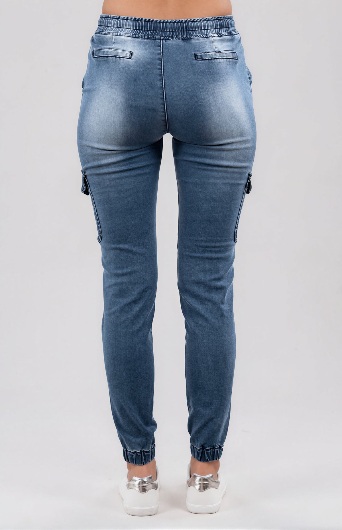Frankie Cargo Jeans - Dark Denim