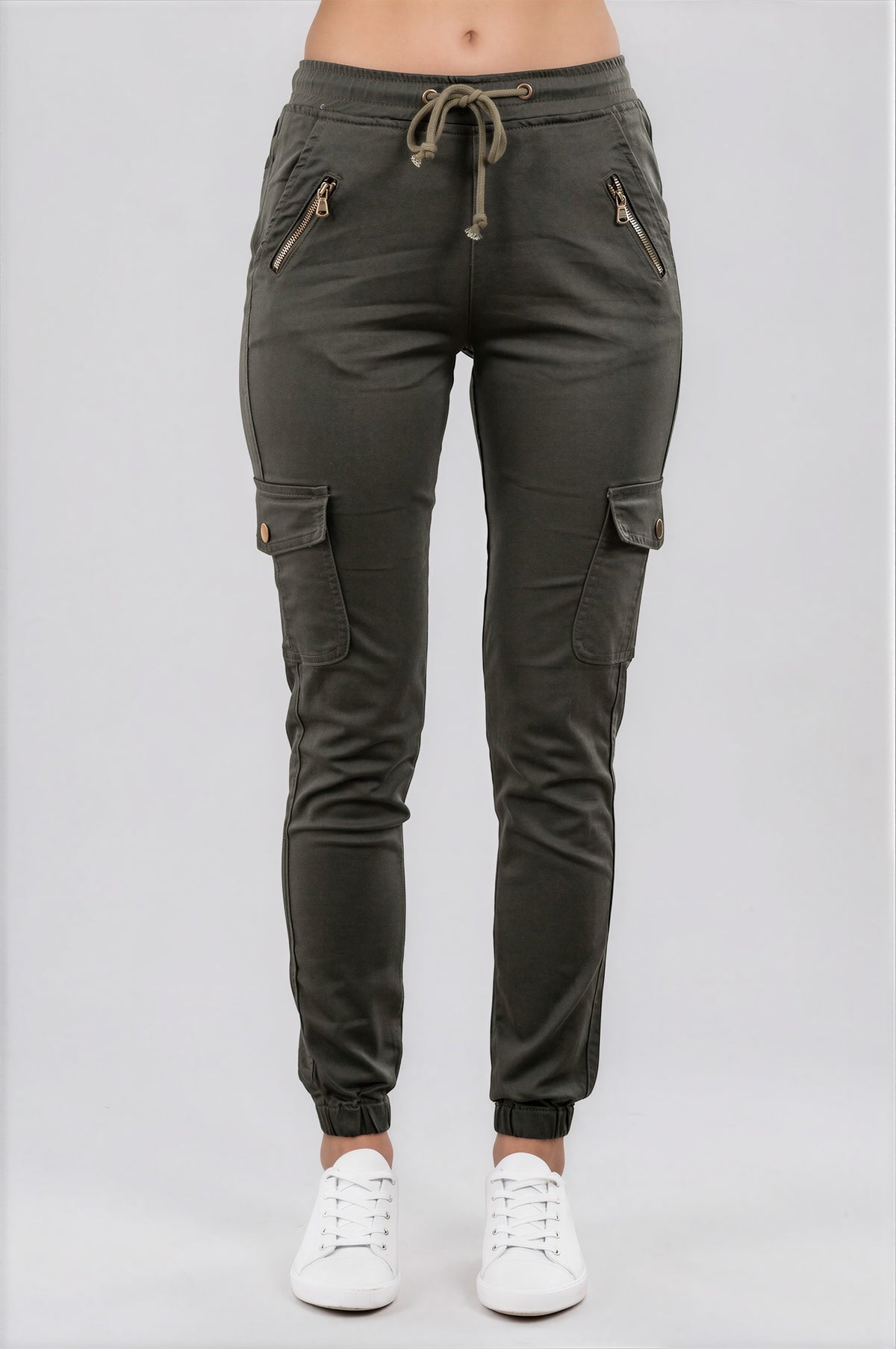Frankie Cargo Jeans - Khaki