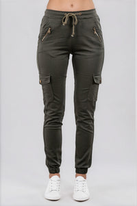 Frankie Cargo Jeans - Khaki