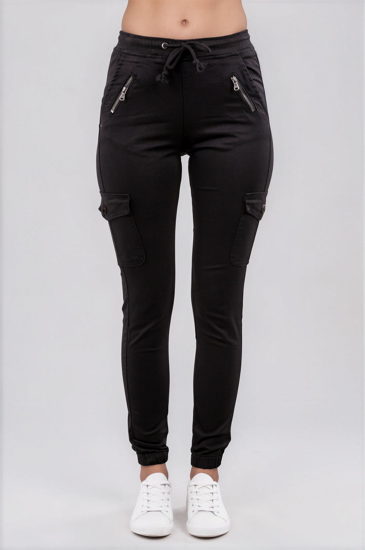 Frankie Cargo Jeans - Black