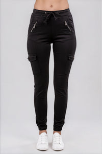 Frankie Cargo Jeans - Black