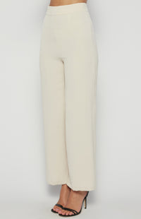 Londyn Wide Leg Pants - Beige