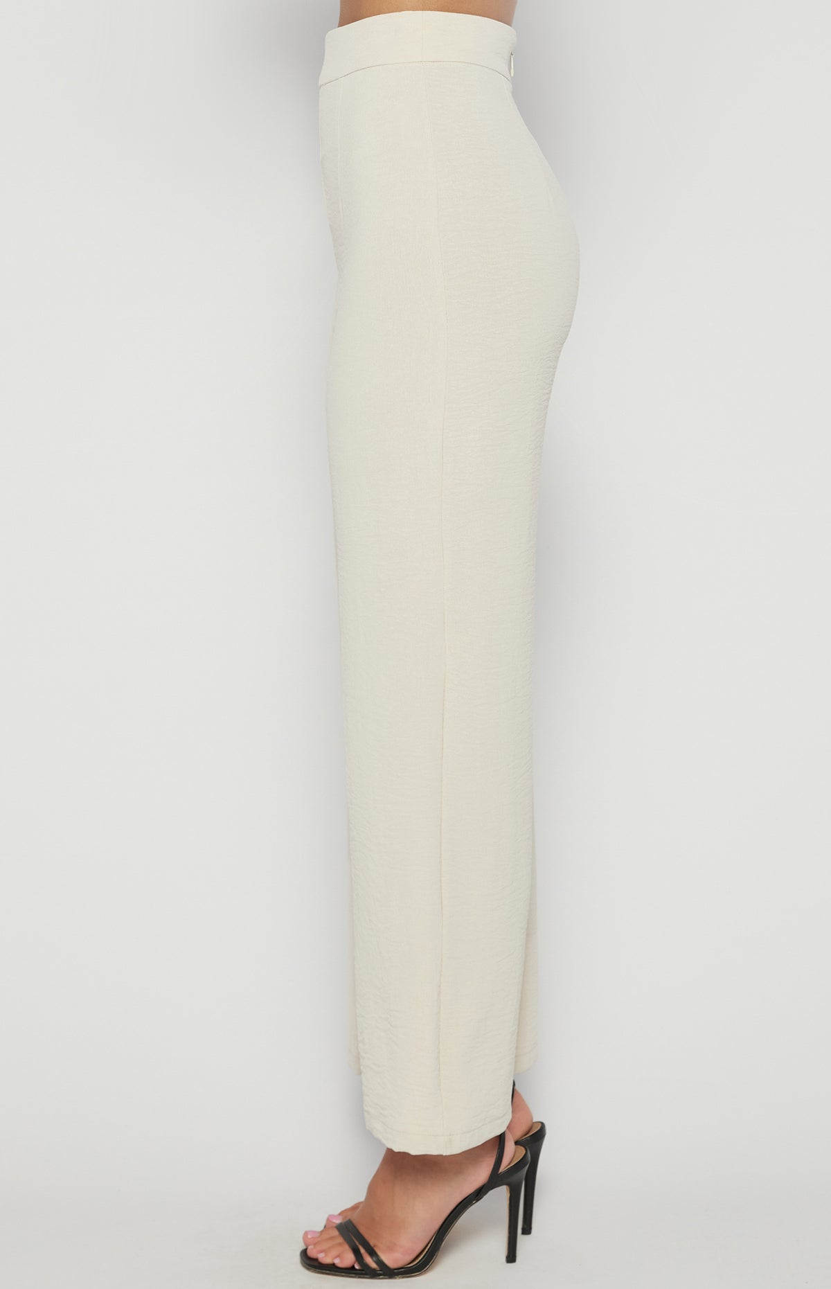 Londyn Wide Leg Pants - Beige