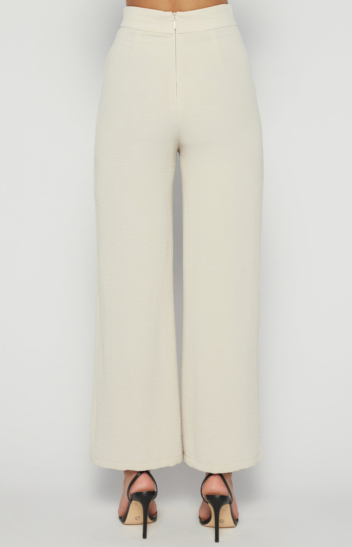 Londyn Wide Leg Pants - Beige