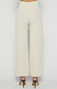 Londyn Wide Leg Pants - Beige