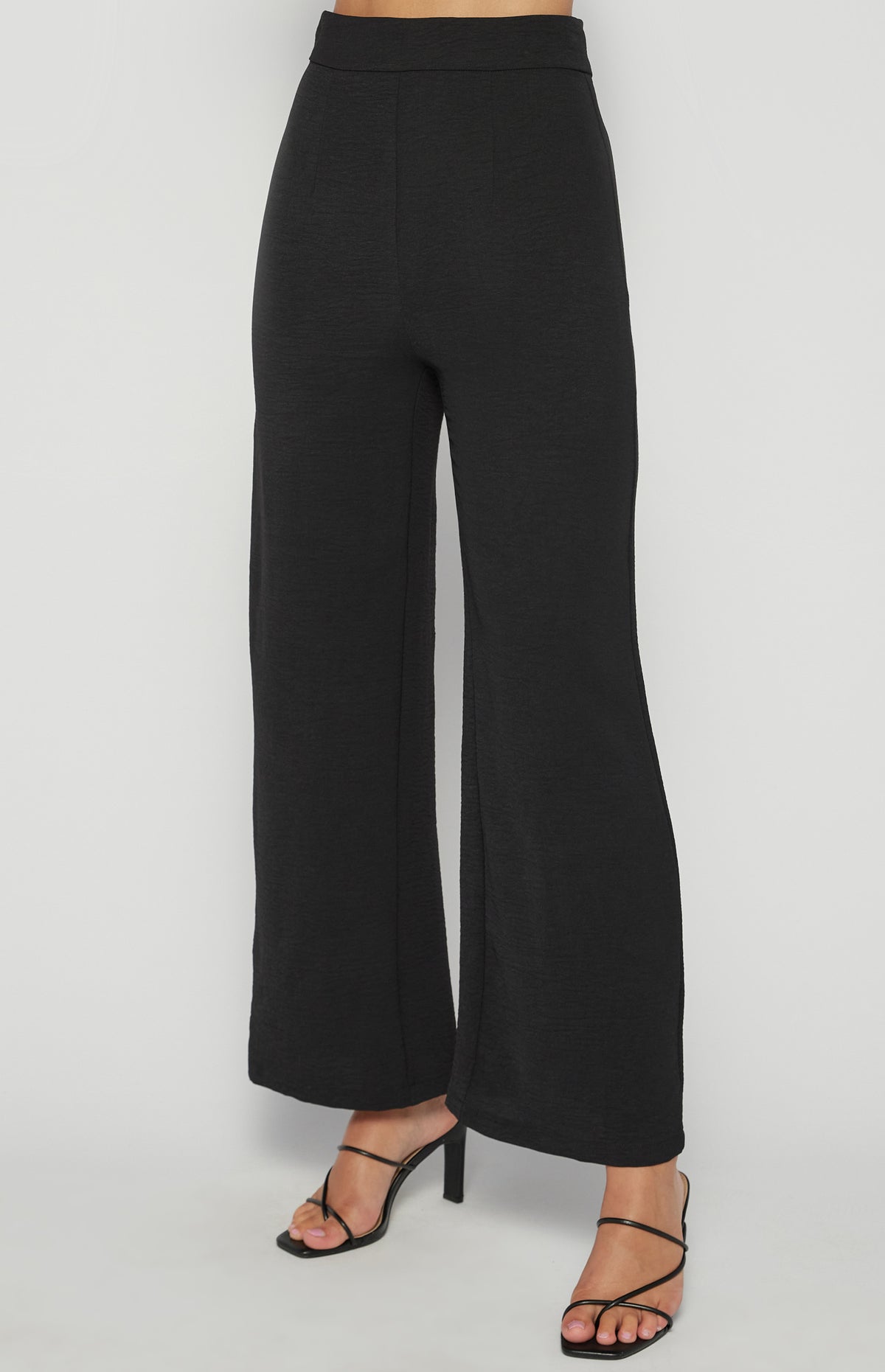 Londyn Wide Leg Pants - Black