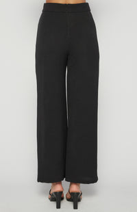 Londyn Wide Leg Pants - Black