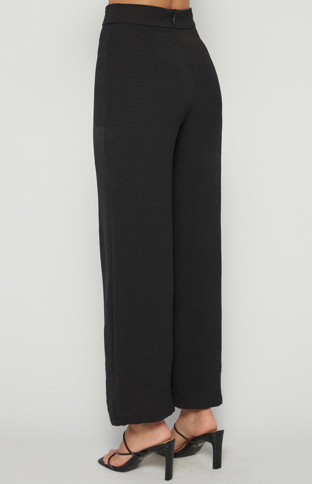 Londyn Wide Leg Pants - Black