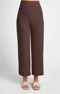 Londyn Wide Leg Pants - Espresso