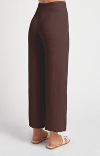 Londyn Wide Leg Pants - Espresso