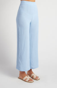 Londyn Wide Leg Pants - Pale Blue