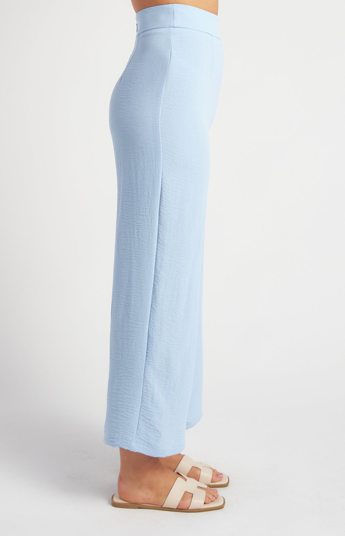 Londyn Wide Leg Pants - Pale Blue