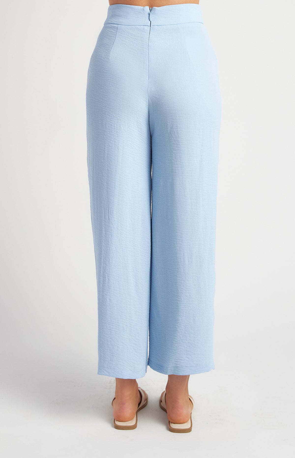 Londyn Wide Leg Pants - Pale Blue