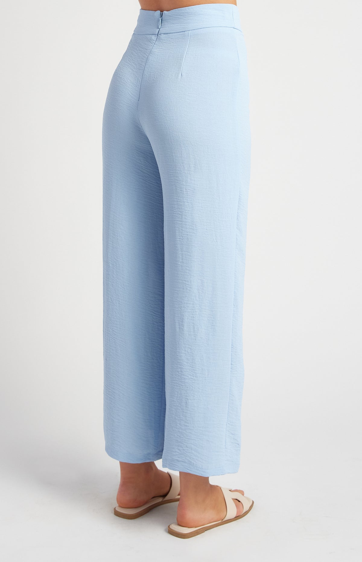 Londyn Wide Leg Pants - Pale Blue