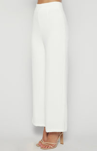 Londyn Wide Leg Pants - White