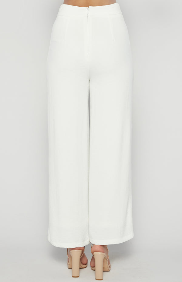 Londyn Wide Leg Pants - White