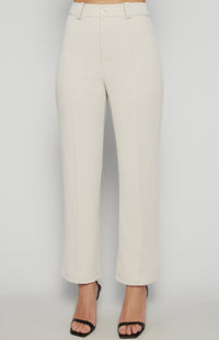 Givani Cigarette Pants - Beige