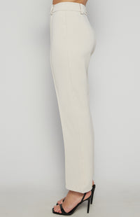 Givani Cigarette Pants - Beige