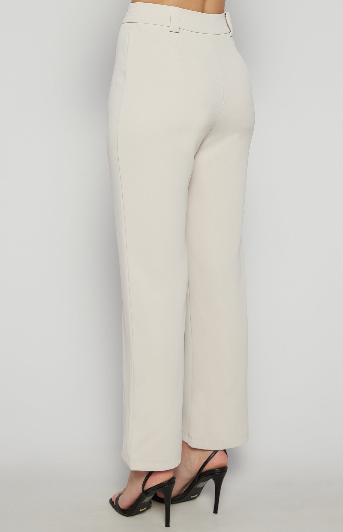Givani Cigarette Pants - Beige