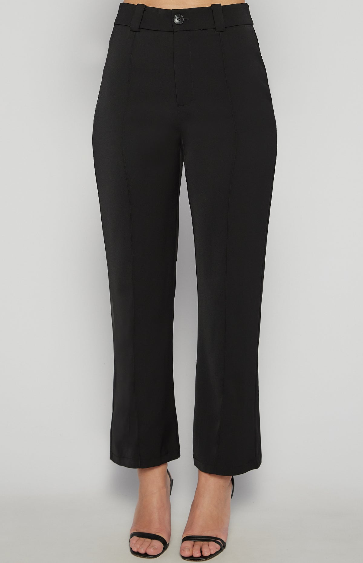 Givani Cigarette Pants - Black