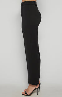 Givani Cigarette Pants - Black