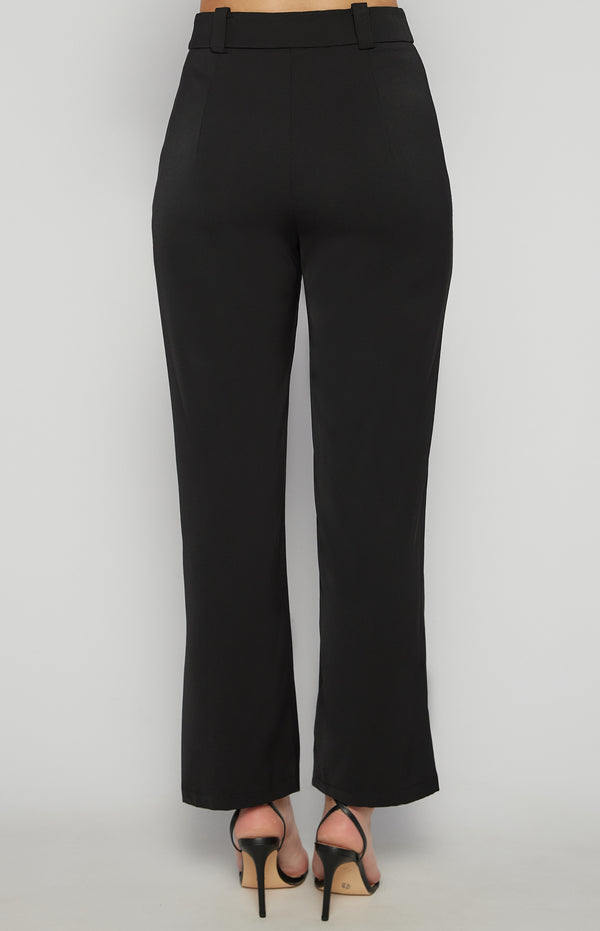 Givani Cigarette Pants - Black