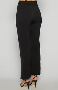 Givani Cigarette Pants - Black