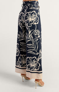 Nigella Wide Leg Pants - Navy