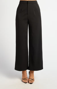 Hani Straight Leg Pants - Black