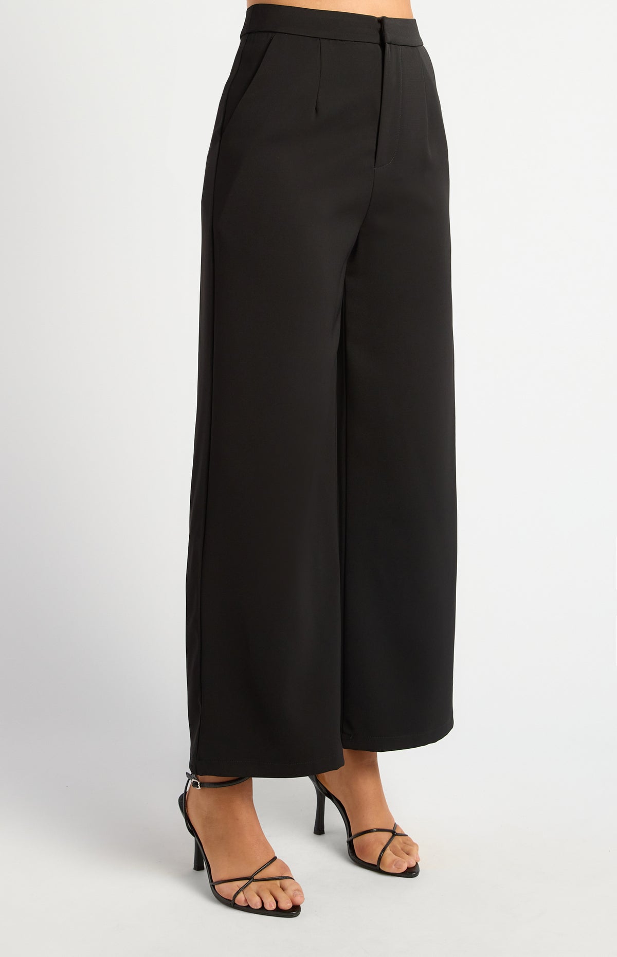 Hani Straight Leg Pants - Black