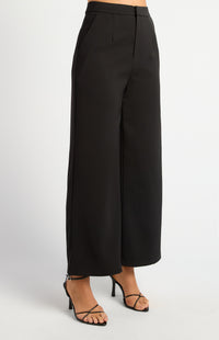 Hani Straight Leg Pants - Black