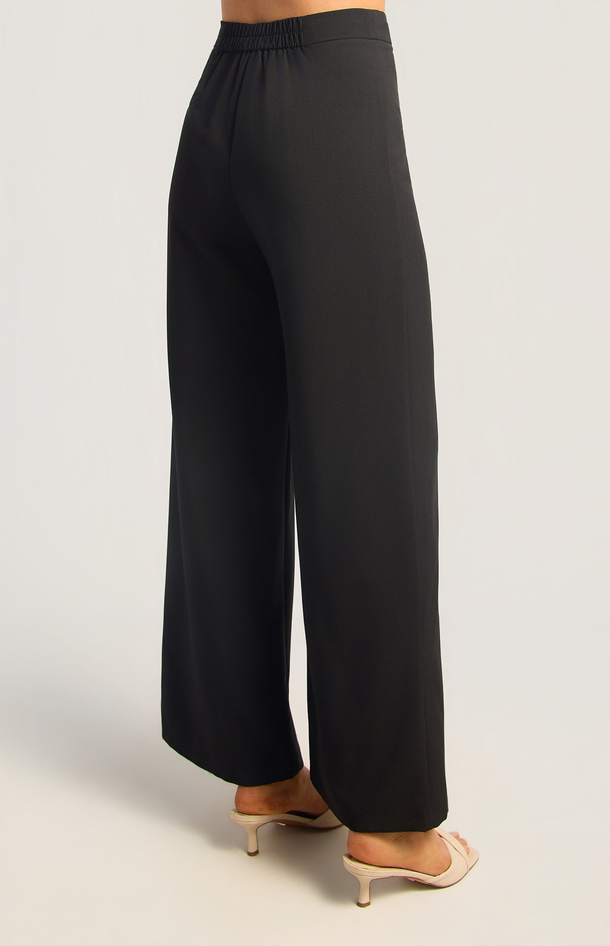 Dennie Straight Leg Pants - Black