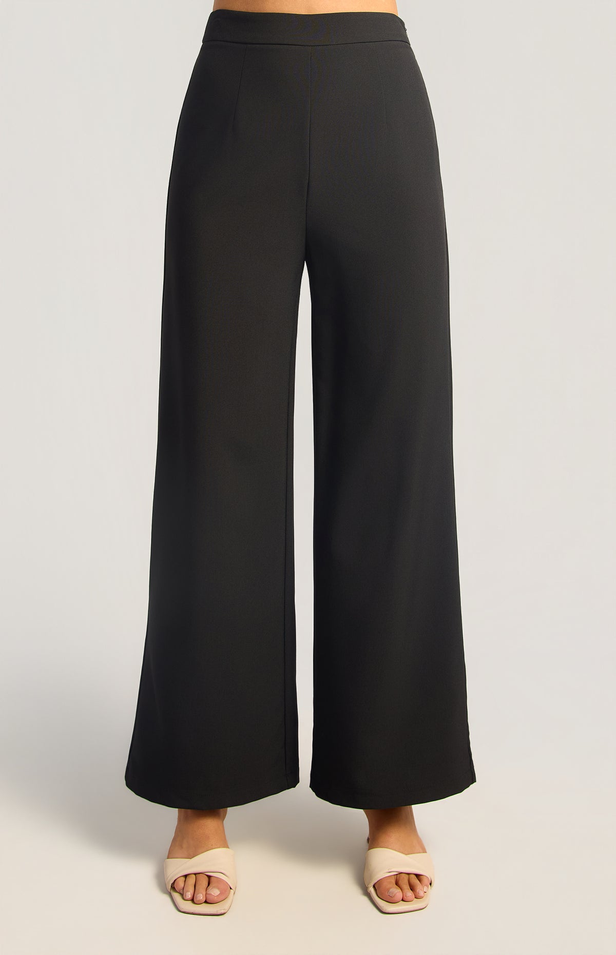 Dennie Straight Leg Pants - Black
