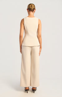 Ursula Vest & Pants Set - Oat