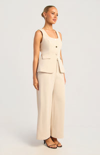 Ursula Vest & Pants Set - Oat