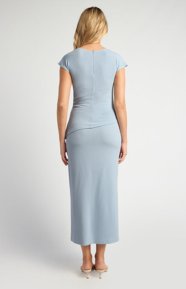 Alberta Top & Skirt Set - Pale Blue