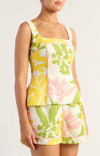 Jasper Top & Short Set - Pink Citrus