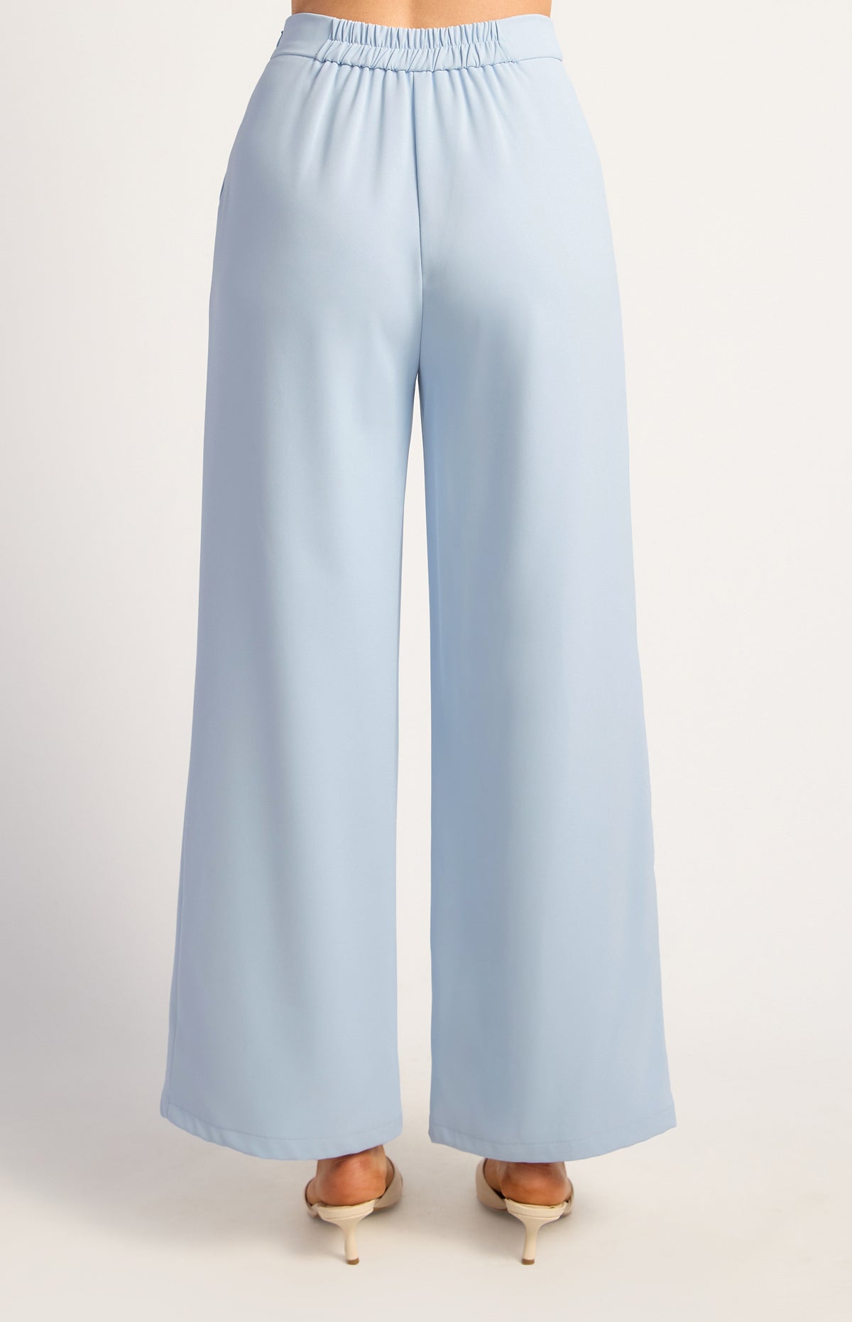 Kammy Vest Top & Pants Set - Pale Blue