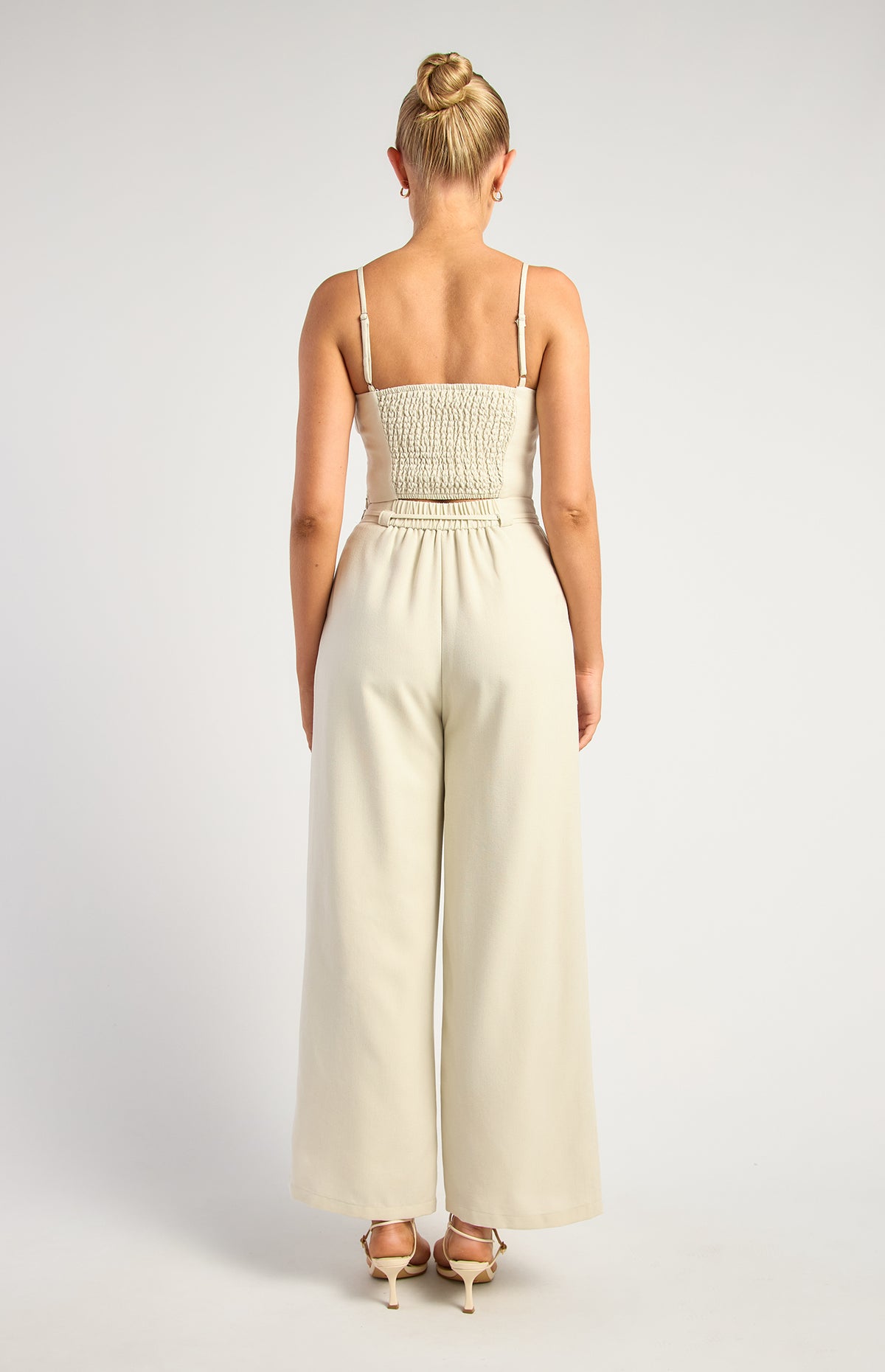 Benton Top & Pants Set - Almond