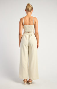 Benton Top & Pants Set - Almond