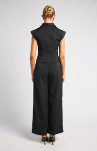 Julip Top & Pants Set - Black