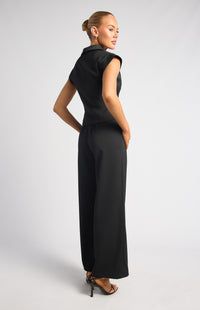 Julip Top & Pants Set - Black