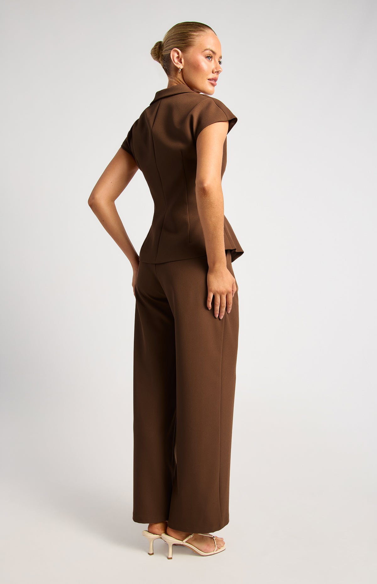 Ambie Top & Pants Set - Chocolate