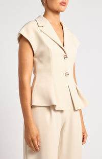 Ambie Top & Pants Set - Oyster